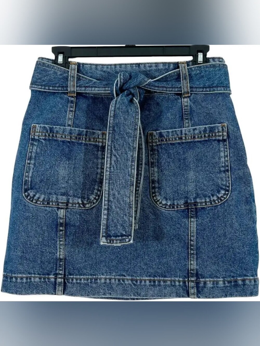 Jupe Courte Gillie (Denim Blue)